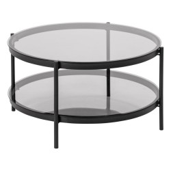 Diivanilaud BAYONNE, D79xH42cm, suitsuklaas, teras