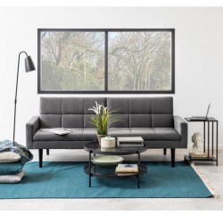 Diivanilaud BAYONNE, D79xH42cm, suitsuklaas, teras