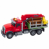 Timber Crane Truck Lights Sounds Red 1:14