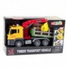Timber Crane Truck Lights Sounds Yellow 1:14