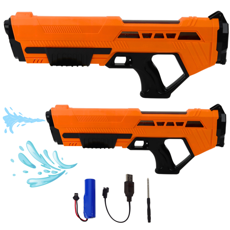 Water Rifle Pistol Electric Automatic Orange