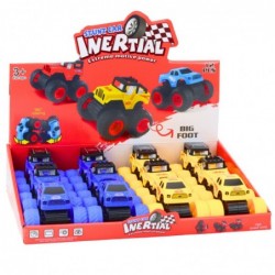 Climbing Off-Road Car With Drive Yellow Blue