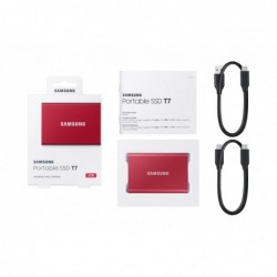 Samsung Portable SSD T7 2000 GB Red
