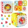 Educational Cube Sorter Numbers Patterns Clock Colored
