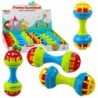 Rattle Teether For Babies Dumbbell Colorful