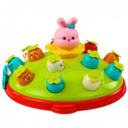 Arcade Game Hit Carrots With Hammer Jumping Rabbit