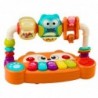 Educational Piano Interactive Rattles Owl Orange