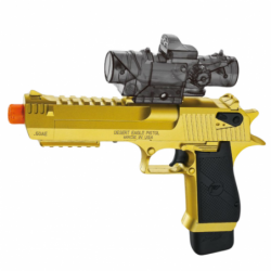 Electric Water Ball Gun Foam Darts Gold