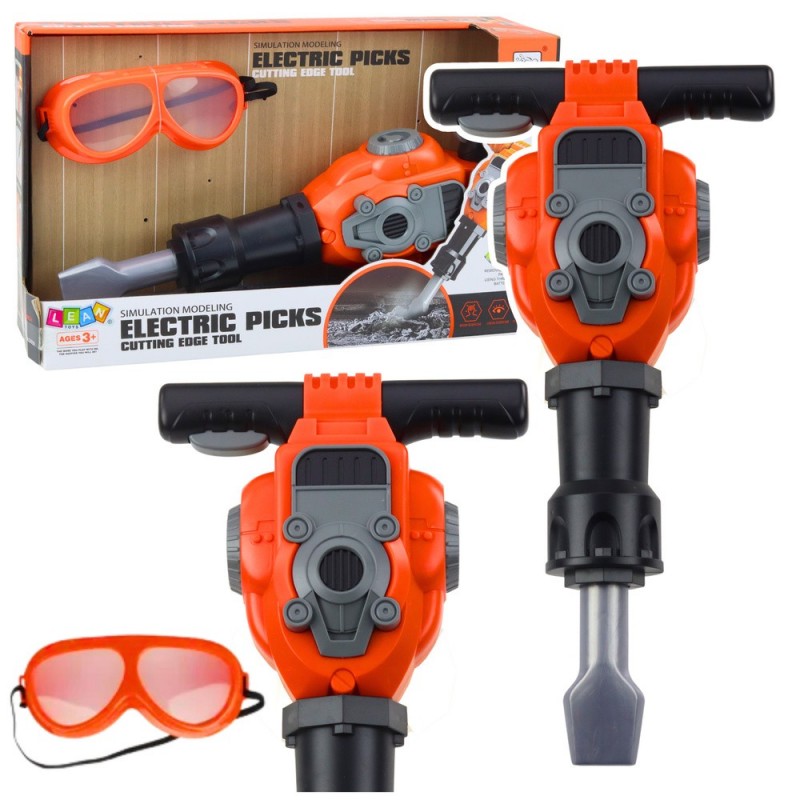 Handyman Set Pneumatic Hammer Glasses Orange