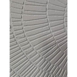 Wall art WALLY 60x80cm, abstract white