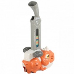 WOOPIE Elektryczna Ciuchcia Lokomotywa do Klocków Domino Dinozaur Pomarańczowy -  3szt.