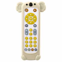 Interactive Remote Control for Toddlers Silicone Case Koala Beige