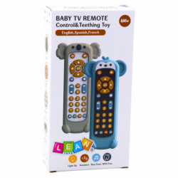 Interactive Remote Control for Toddlers Silicone Case Koala Beige