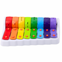 Rock N' Roller Piano Instrument For Toddlers Cymbals Rotating Wheels Colorful