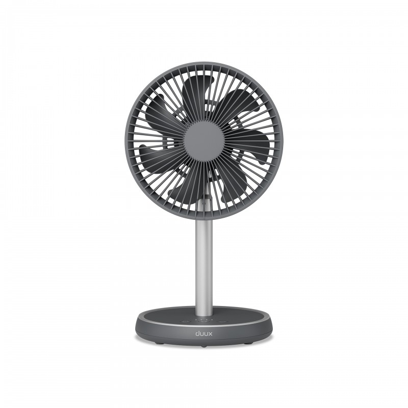 Duux Fan Rize Flex Stand Fan Grey Diameter 21 cm Number of speeds 4 Oscillation 10 W No