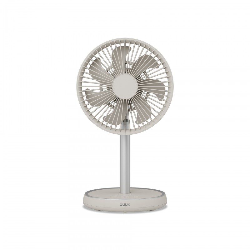 Duux Fan Rize Flex Stand Fan Greige Diameter 21 cm Number of speeds 4 Oscillation 10 W No