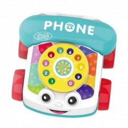 Interactive Colorful Pull-Along Telephone Wheels
