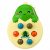Mini Whack A Mole Dinosaur Egg Skill Game Green