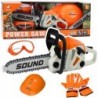Chainsaw Helmet Glasses Gloves Sounds Set