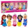 Mini Princess Dolls Fairytale Dresses Set 6pcs