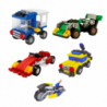 Creative Set Construction Blocks City Vehicles 2in1
