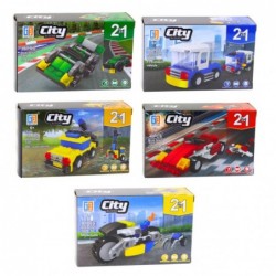 Creative Set Construction Blocks City Vehicles 2in1