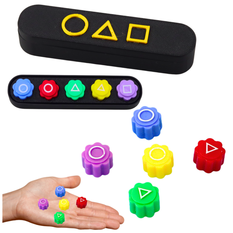 Gonggi Dice Squid Games Arcade Game Box of 5