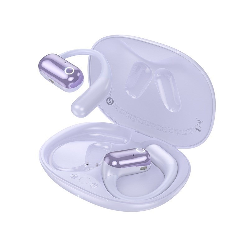 Hoco EA6 Headset Wireless Open-Ear Connectivity/Music Bluetooth Purple