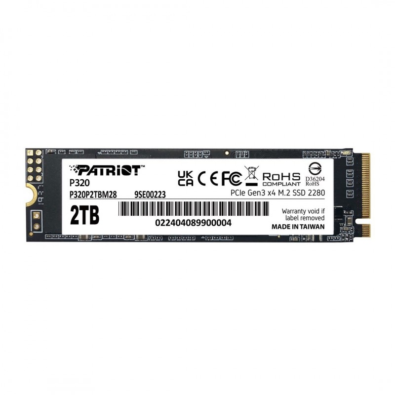 Patriot Viper SSD P320 M.2 PCI-Ex4 NVMe 2TB 3GB/s