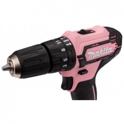 Makita HP333DSAP1 power screwdriver/impact driver 1700 RPM Black, Pink