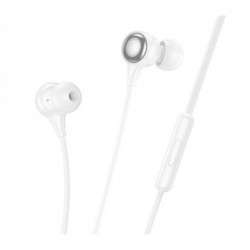 Hoco M116 Benevolent Wired Headset White