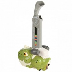 WOOPIE Elektryczna Ciuchcia Lokomotywa do Klocków Domino Dinozaur Zielony - ZESTAW 3 SZT.