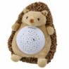 Plush Hedgehog Sleeping Cuddly Toy Light Sound Brown