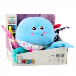Plush Octopus Sleeping Cuddly Toy Light Sound Blue