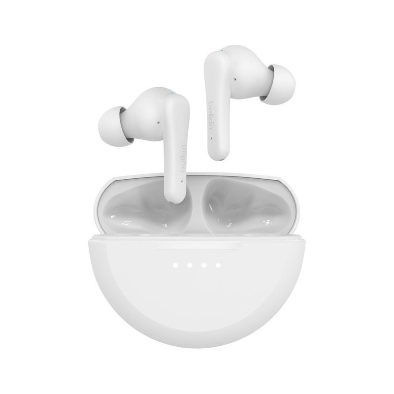 Belkin SoundForm Rhythm Headphones Wireless In-ear Calls/Music Micro-USB Bluetooth White