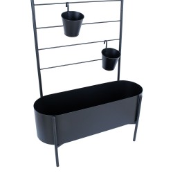 Lillepostament DEIA 70,5x26xH137cm, must