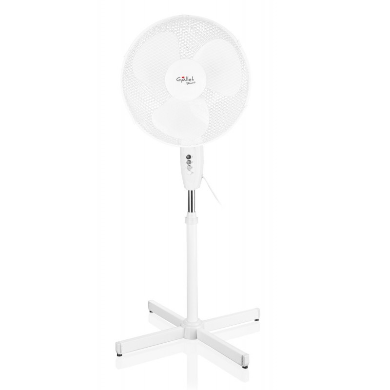 Gallet VEN16S Stand Fan White Diameter 40 cm Number of speeds 3 Oscillation 45 W No Timer
