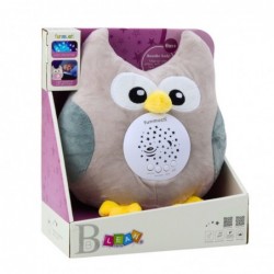 Plush Owl Sleeping Cuddly Toy Projector Sound