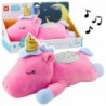 Plush Unicorn Sleeping Cuddly Toy Projector Sound Noise Pink