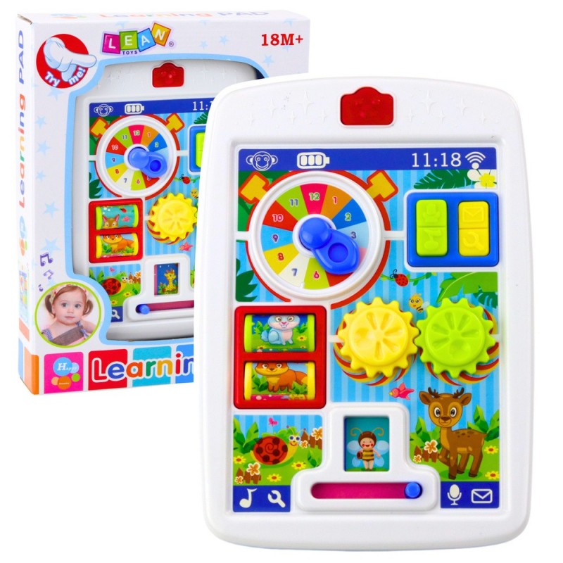 Interactive Educational Tablet For Toddlers Lights Sounds