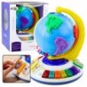 Interactive Educational Musical Globe For Toddlers Continents Animals