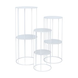 Lillepostament DEIA STAND S D21xH45cm, hallikasbeež