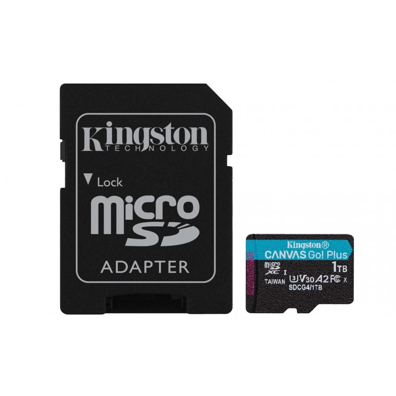 KINGSTON microSDXC Canvas Go Plus 1TB + Adapter