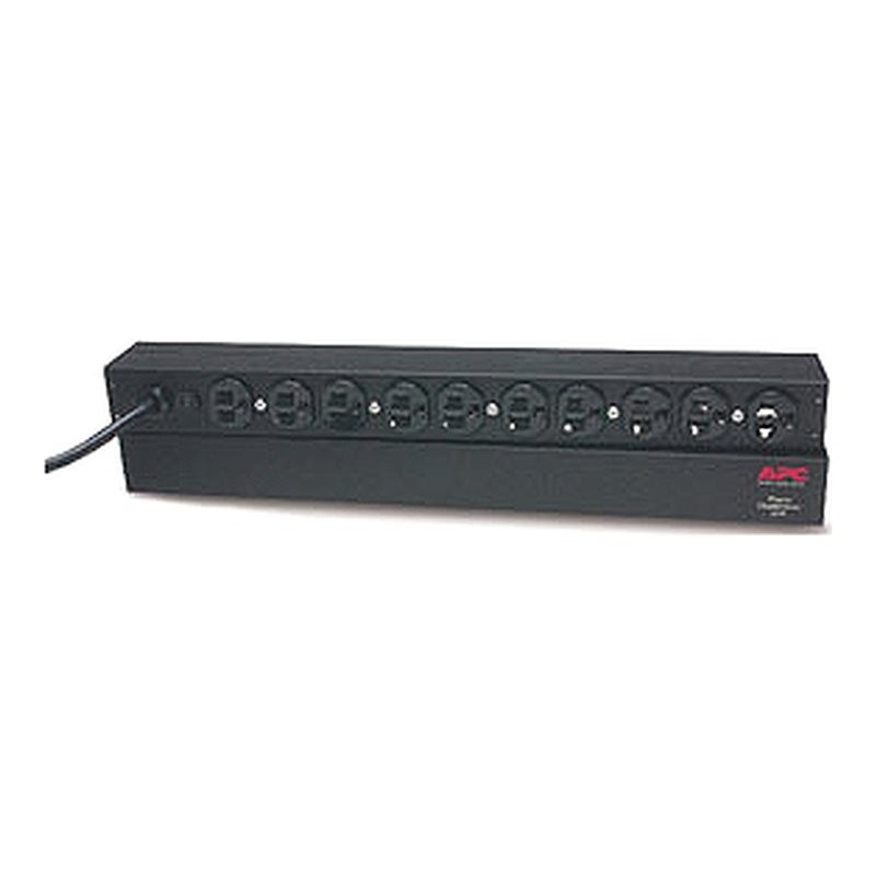 APC Rack PDU, Basic, 1U, 15A, 120V, (10)5-15