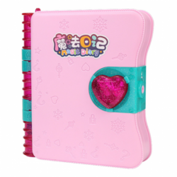 Secret Diary Padlock Notebook Locker Key Accessories Pink