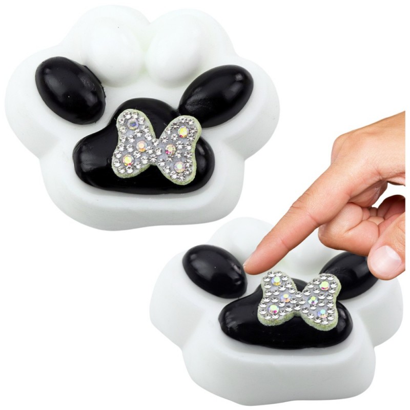 Cat Paw Anti-Stress Sensory Squishy Butterfly Black and White