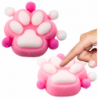 Cat Paw Squishy Anti-Stress Toy Sensory Fur Squishy Pink