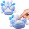 Squishy Cat Paw Anti-Stress Toy Sensory Fur Squishy Blue