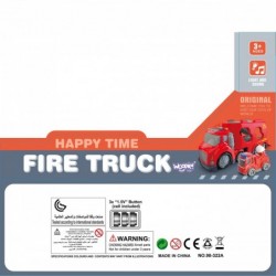 WOOPIE Duża Czerwona Laweta City Truck Efekty Dźwiękowe i Świetlne