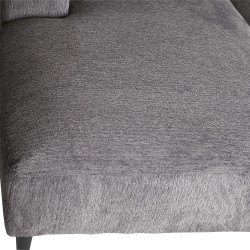Угловой диван HILDE левый угол 288x92 173xH88см, материал покрытия  ткань, цвет  серый
